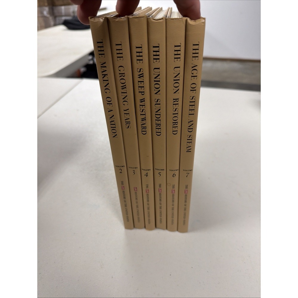The LIFE History of the United States Books Volumes 2-7 1960s Vintage